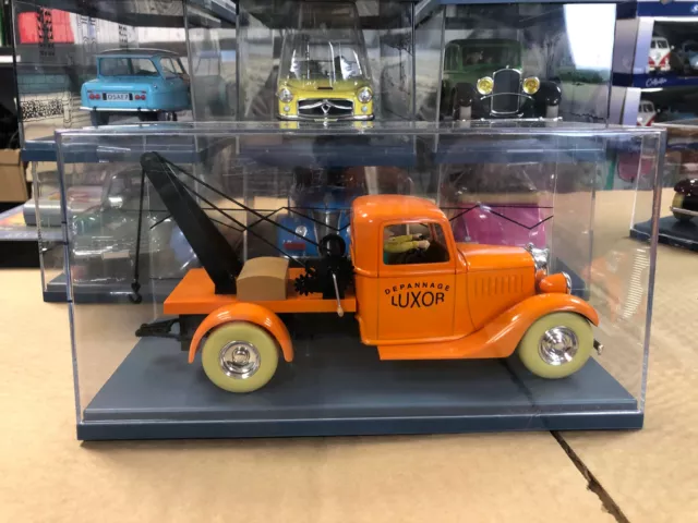 Voiture TINTIN 1/24 Collection Hachette N°60 La Dépanneuse Luxor