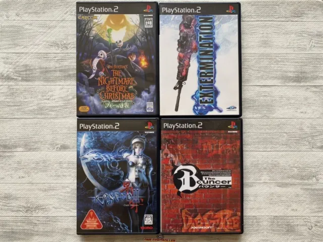 SONY PS2 The Nightmare Before Christmas & Extermination & Kagero Ⅱ &...