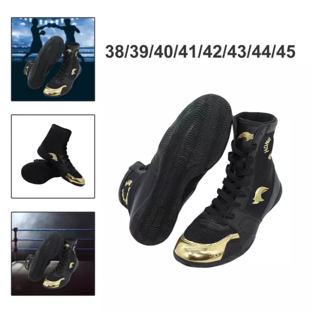 Kick Boxing Shoes Wrestling Boots Training Men Women Lightweight Footwear for