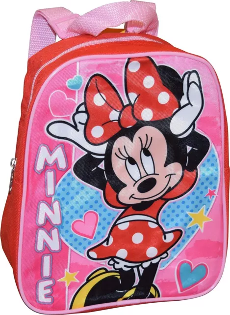 10" Disney Minnie Mouse Girls Toddler Mini Small Backpack Bookbag Kids Children