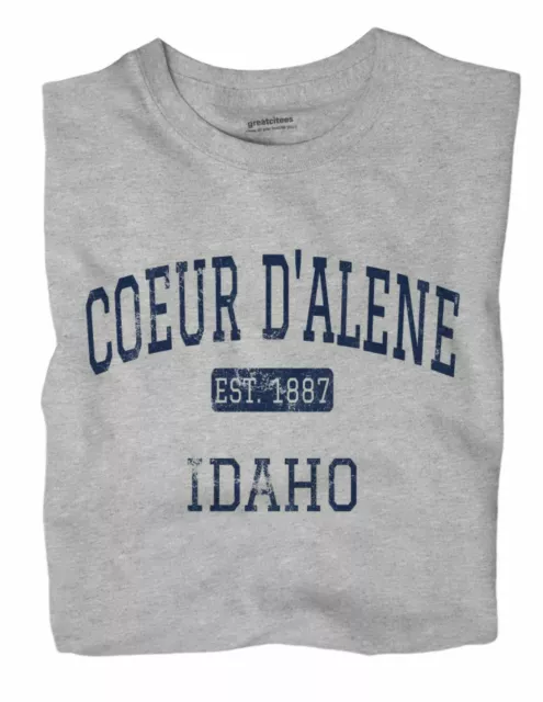 Coeur d'Alene Idaho ID T-Shirt EST