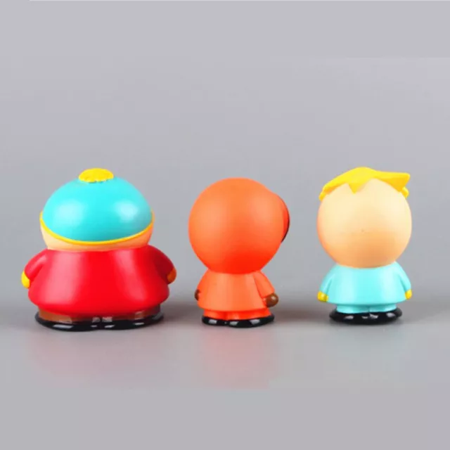 South Park Anime Stan Kyle Eric Kenny Butters PVC BATH Toy Figure Gift 5Pcs/Set 3