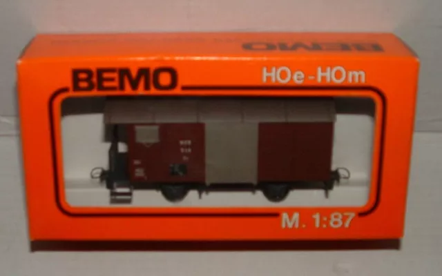 Bemo 2273 Vagón de Carga Cerrado Mob Gk 510 H0e / H0m #X-89-1