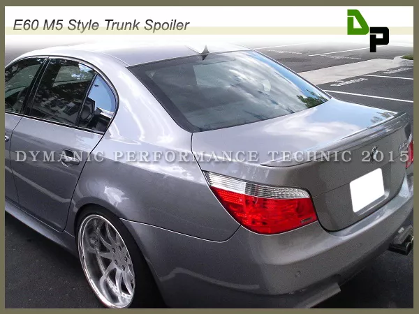 #354 Titan Silver M5 Look Trunk Spoiler Wing BMW E60 5-Series Sedan 2004-2010 2