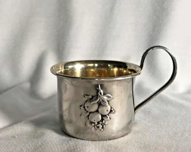 Vintage Webster Sterling Silver Baby Cup #2541