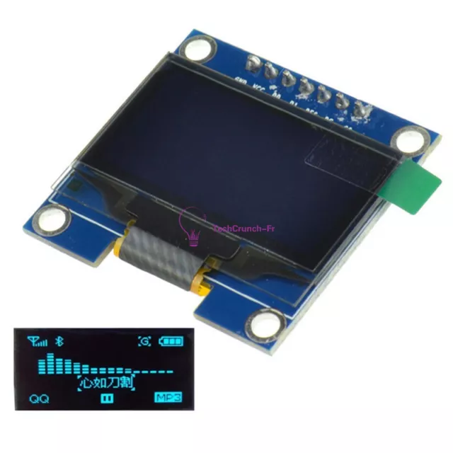 1.3'' Blue SPI Serial 128X64 OLED LCD Display Screen Module For Arduino R3