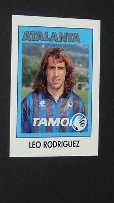 28 LEO RODRIGUEZ ATALANTA DEA CALCIO FOOTBALL CALCIATORI 1992-1993 EUROFLASH 