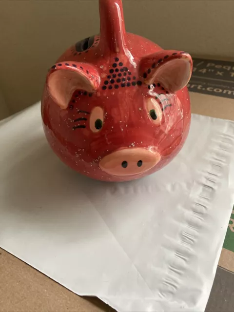 Among Us Crewmate Ceramic Piggy Bank, Ceramic, Red, Innersloth 