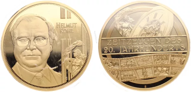 Medal Europa 1998 Deutschland Helmut Kohl + Capsule (9-39)