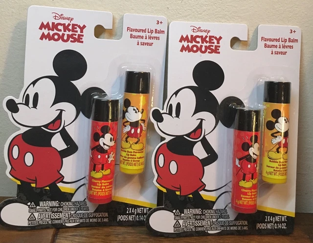 Disney Mickey Mouse 2ct Lip Balms - NEW IN PACKAGES
