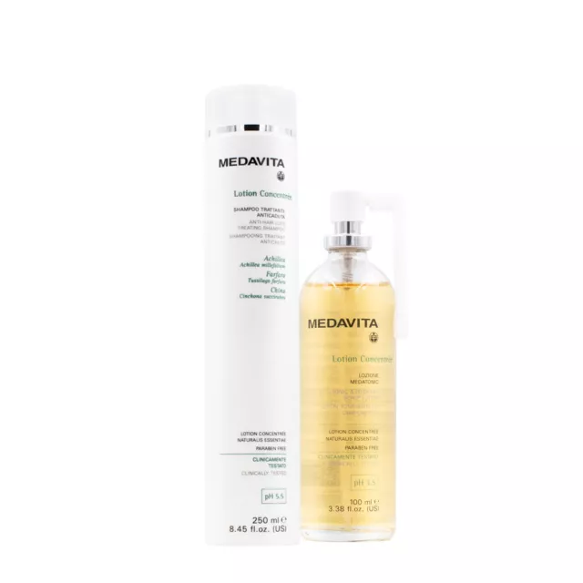 Medavita Scalp Lotion Concentree Anti-Hair Loss Shampoo 250ml and Scalp Lotion 1