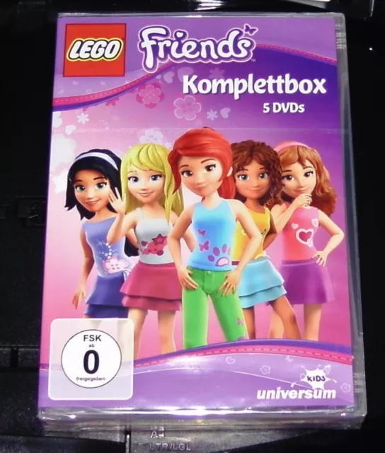 Lego Friends Komplettbox 5 Dvd Set Schneller Versand Neu & Ovp