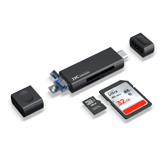 SD Card Reader USB 3.0 2.0 Type C for Samsung Goole Fits SD Micro SD SDXC SDHC