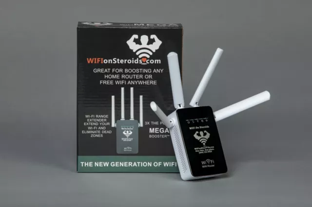 NEW GenX Mega Booster.  Plan B for Campgrounds with BAD WIFI. It works!!