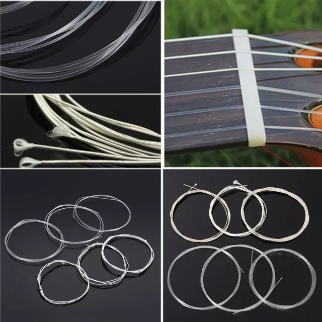 di cui le corde della chitarra di nylon metal ferita placcati in argento