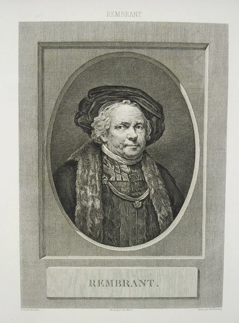 REMBRANDT VAN RIJN self-portrait Heinrich GUTTENBERG Joseph WICAR ...