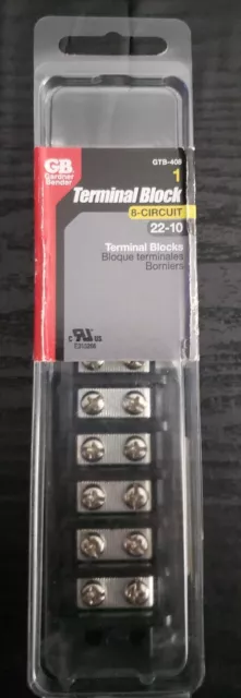 Gardner Bender  8- Circuit (22-10) Terminal Block (GTB-408) New in Package