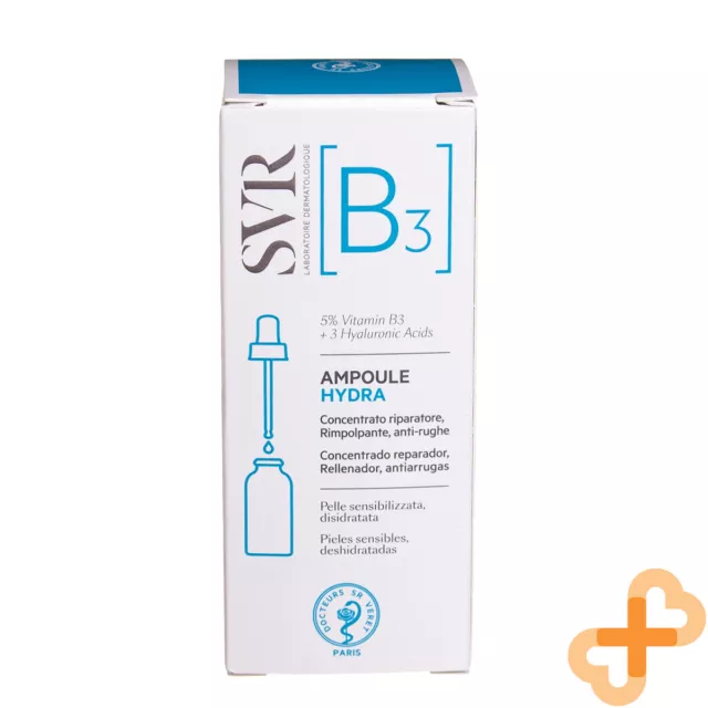 SVR Ampoule Hydra B3 Anti-Wrinkle Anti-Ageing Replumping Hydrating Serum 30ml