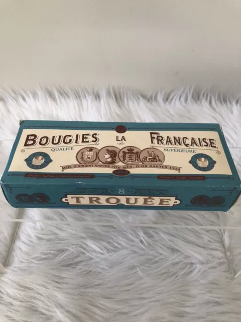 Dripless Hollow Candle New look box of 8 - Bougies La Francaise Troupe