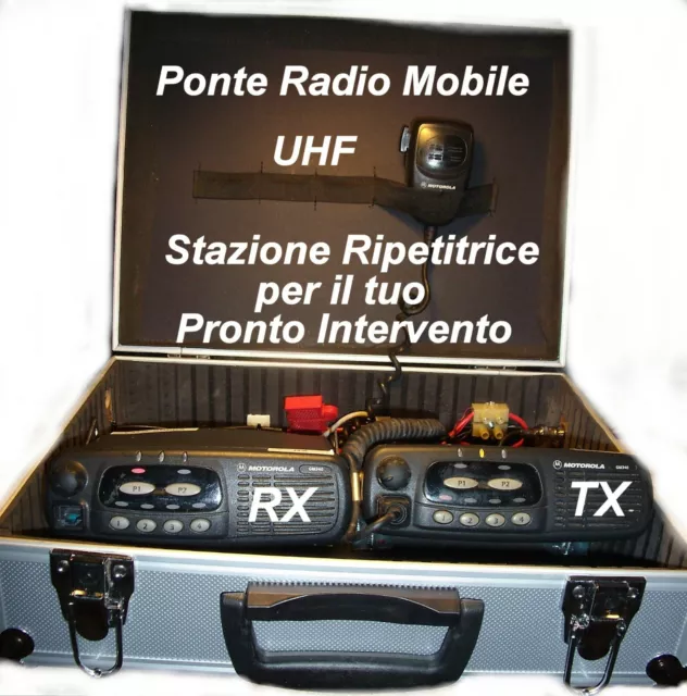 Ponte Radio Mobile Uhf Con I Tuoi Gm 340  Motorola  - Il Tuo Pronto Intervento -