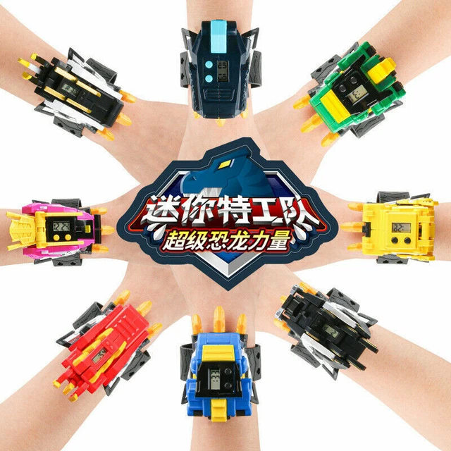 MINIFORCE X TRANSFORMATION Super Dinosaur Power Watch Mini Agent Kids ...