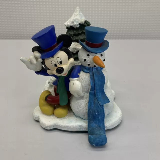 Disney Mickey Unlimited Santas Best Stocking Hanger Snowman Christmas