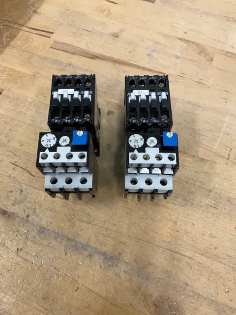 ABB Starter, B9 Contactor with T25 Relay (lot of 2).