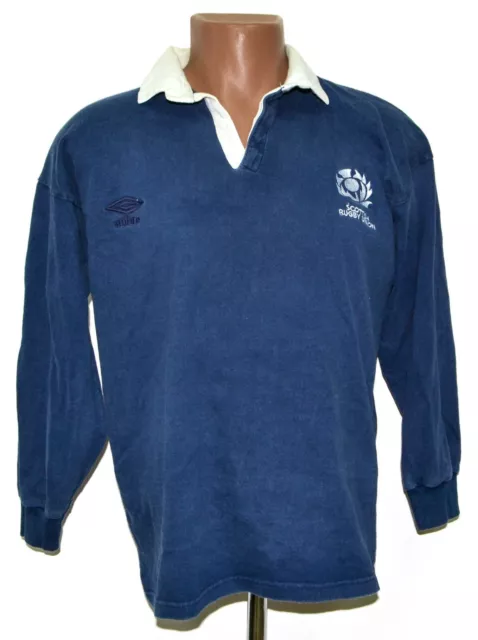 Scotland National Team 1980'S Rugby Union Shirt Jersey Umbro Size S Adult