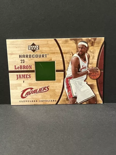 2006-07 Upper Deck LeBron James Hardcourt Game Used Floor Patch #GF-14 Relic Cav