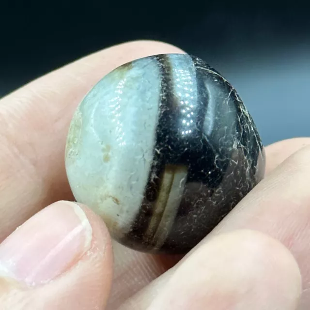 Beautiful Ancient Roman Greek Agate Round Large Bead