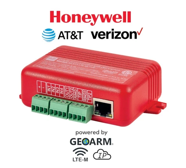 New Honeywell HW-AV-LTE-M CLSS M2M Dual Path Fire Communicator AT&T And Verizon