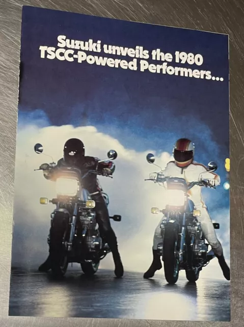 1980 Suzuki GS 750 & GS 1100 Motorcycle 4 Page Print Ad