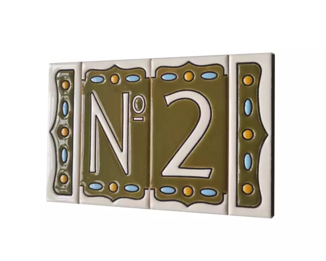 Nazari M-2 Spanish Hand-painted Ceramic 11 x 5.5 cm or 2.165 x 4.331 inch House