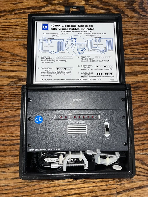 TIF 4000A Electronic sightglass with visual bubble indicator Condensed Accurater