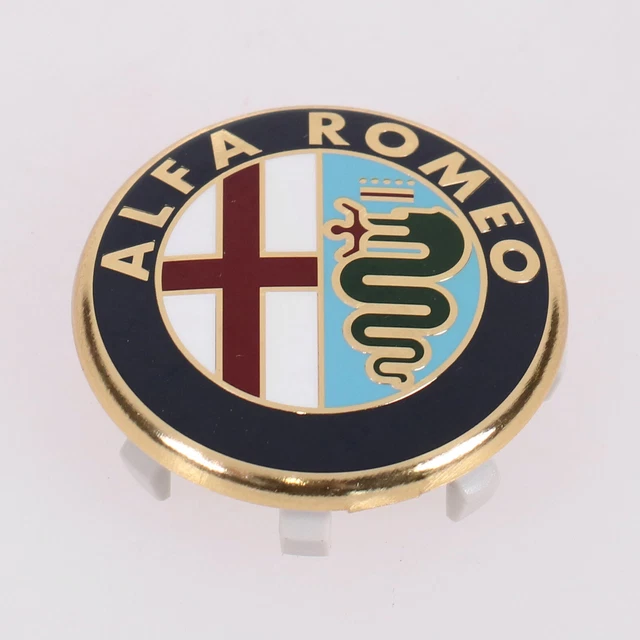 BAOYBS Nabendeckel 4er Set Für Alfa Romeo - 60mm Felgendeckel Silver | Giulietta, Stelvio, Giulia