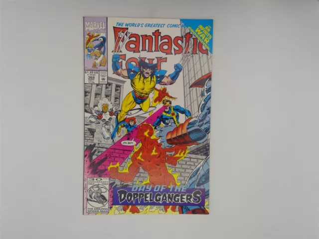 Fantastic Four #368 Marvel Comics 1992 FN/VF Infinity War Crossover! FL