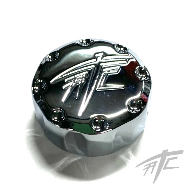 Zx14 Chrome Diamond Cut Atc Clutch Reservoir Cap 06-11 Kawasaki Ninja Zx14