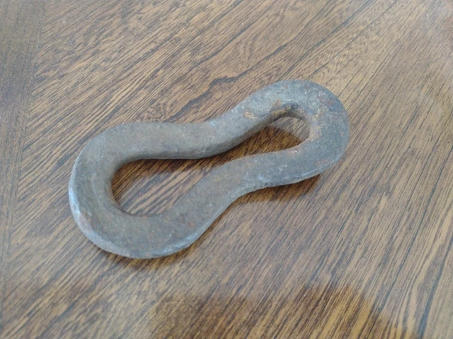 1800s Forged Iron Hook LOG DOG Logging Chain Blacksmith LOGGER Raft River Drive 2
