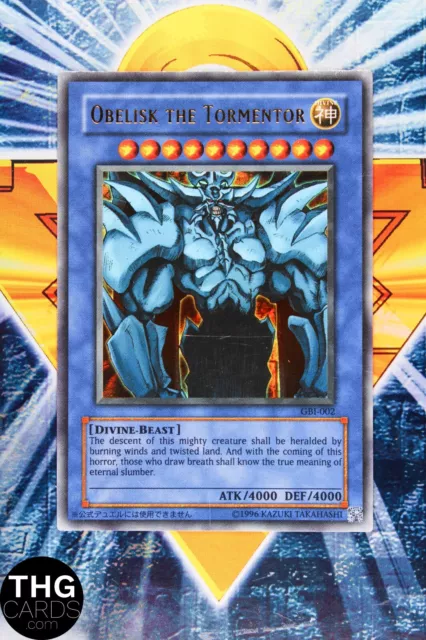 Obelisk the Tormentor GBI-002 Ultra Rare Yugioh Card 3