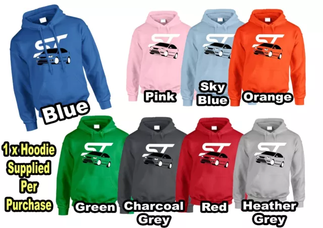 Drive Style Ford Focus ST Mk2 Pre Face Lift Hoodie TOLLES GESCHENK