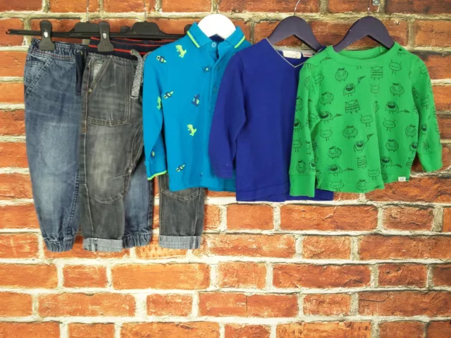 Baby Boy Bundle Aged 18-24 Months Gap Zara Next Etc Jeans Polo Jumper 92Cm