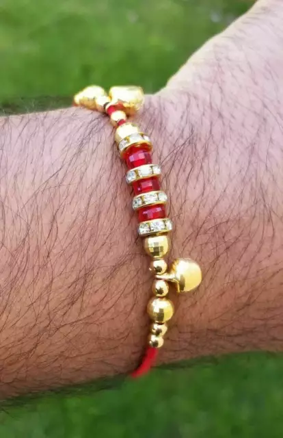Hindu red thread evil eye protection stunning bracelet luck talisman amulet  fg7 | eBay
