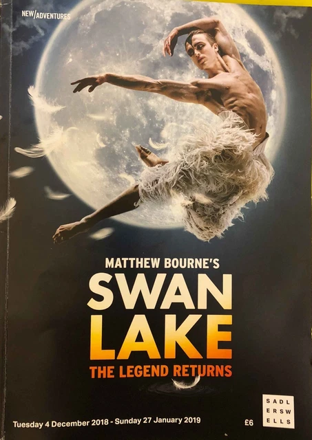 Swan Lake, Matthew Bourne production , Sadler's Wells PDF Programme 2018