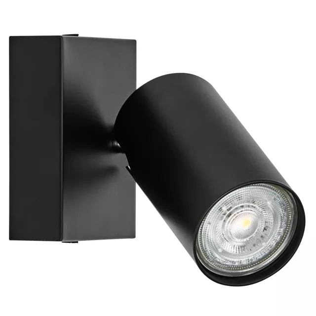 LEDVANCE LED SPOT OCTAGON 1 x 3,4W, GU10, 230lm, schwarz, 2.700K Farbtemperatur,