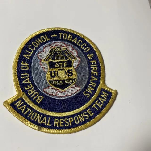 ATF US Bureau of Alcohol Tobacco Firearms National Response Team Patch NOS