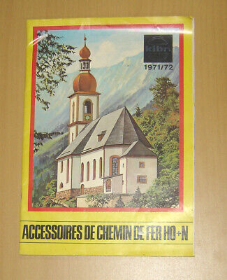 N photos maisons Kits chemin de fer KIBRI maquettes-Accessoires catalogue 1976/77 HO 