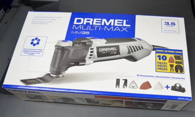 Dremel Multi Max MM35 Corded Oscillating Multi Tool 3.5 Amp with 22 accessories