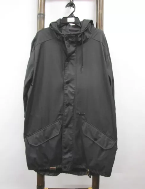 St. Goliath Black Long Sleeve Zip Up Snap Button Jacket Men's Size L RRP$119