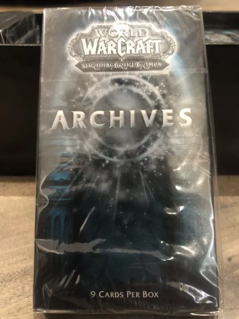 WOW TCG Archives Booster Pack *Factory Sealed” Cryptozoic World of Warcraft