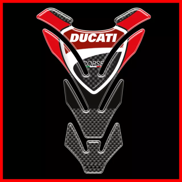 paraserbatoio adesivo per DUCATI moto protezione serbatoio 3d resinato TANK PAD